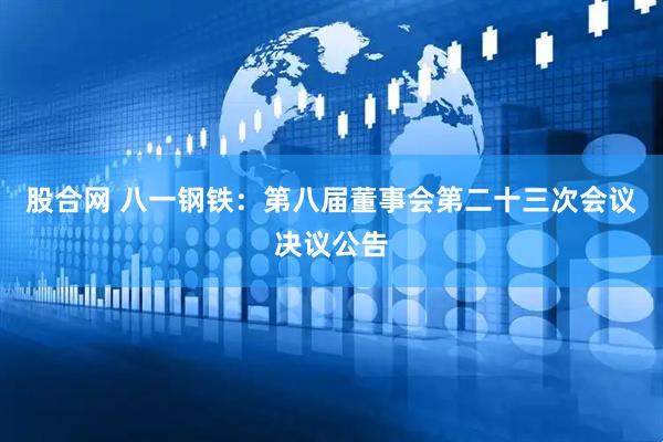 股合网 八一钢铁：第八届董事会第二十三次会议决议公告