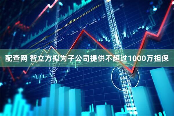 配查网 智立方拟为子公司提供不超过1000万担保