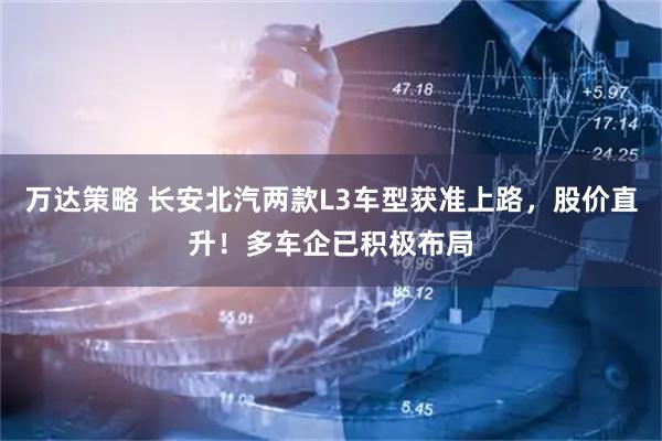万达策略 长安北汽两款L3车型获准上路，股价直升！多车企已积极布局